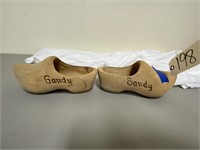 Pair Wooden Shoes
