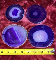 Purple Crystal Agate slabs