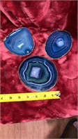 Blue Crystal Agate Slabs