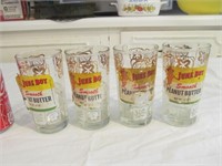 Peanut Butter Glasses, Some Damage to Labels
