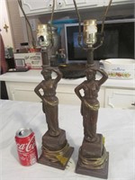 Pair of Figural Lamps