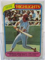 1980 Topps Pete Rose Baseball Card