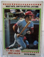 1978 Topps Pete Rose Baseball Card