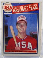 1984 Topps Mark McGwire Team USA Rookie Card