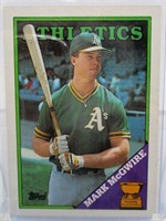 1988 Topps Mark McGwire All Star Rookie Card