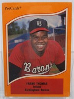 1990 ProCards Orange Frank Thomas Rookie Card
