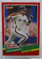 1991 Leaf Jeff Bagwell Rookie Baseball Card
