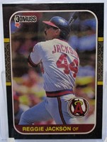 1987 Donruss Reggie Jackson Baseball Card