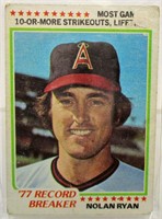 1978 Topps Nolan Ryan Baseball Card