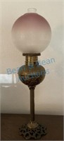 Brass kerosene lamp