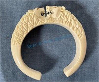 Ivory carved bracelet