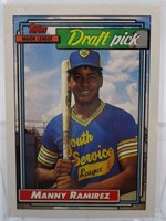 1992 Topps Manny Ramirez Rookie Baseball Card