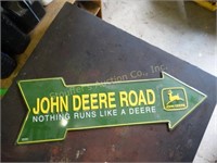 26" John Deere Metal Sign