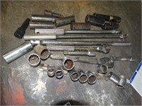 1/2" Drive Ratchet, Sockets, Breaker Bar