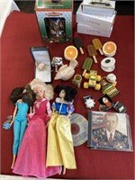 Lot Of Misc: Three Barbie Dolls, 1998 Budweiser Ho