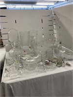 Collection Of Misc Crystal Pieces, 11" Orrefors Le