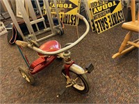 Vintage Murray Red Steel Tricycle. Works Fine, Nee