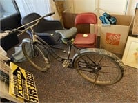 Vintage Bicycle 1940s Postal Worker Delivery Bicyc