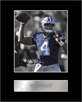 Dallas Cowboys Dak Prescott Matted 8x10 Autograph