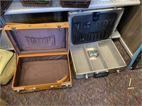 Lot Of 2 Briefcases, Including Leather American Cr
