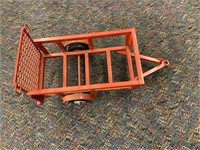 Red Wrought iron Trailer 18" Heavy