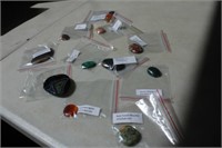 Assorted Gem Stones Including Quartz, Picasso