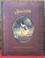 Snow White storybook ornament set