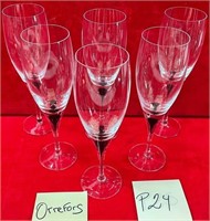 11 - SET OF 6 ORREFORS STEMWARE GLASSES (P24)