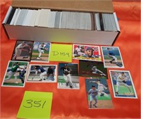 351 - BOX OF BASEBALL TRADING CARDS (D154)