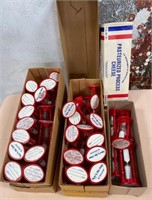 105 - BOX OF SINGER AD EGG TIMERS (M59)