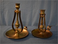 SHIPS BRASS CANDLESTICKS