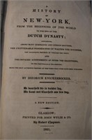 1821 HISTORY OF NEW YORK -KNICKERBOCKER