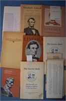 LINCOLN EPHEMERA  ASSORTMENT