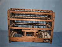 EARLY WOODEN / WIRE BIRDCAGE