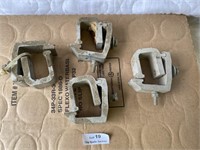 Lot of Aluminum Clamps for Camper Shells Etc