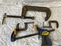 Clamp Lot - C-Clamps & Irwin Kwik Clamp