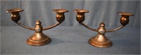 STERLING WEIGHTED CANDLESTICKS