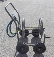 Hose Reel on 4 Wheel Cart