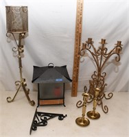 candle holder lot