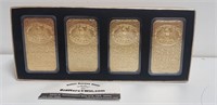 24k Gold Plated Vault Brick Bars Idaho Set