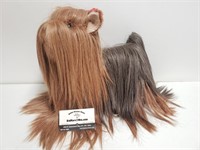 Yorkshire Terrier Toy Decor Possibly Real Hair