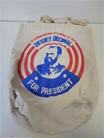 Dewey Decimal For President Canvas Bag