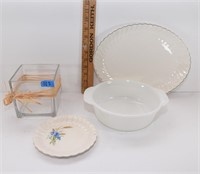 vintage plates and bowls