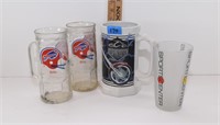 sports mug and glasses