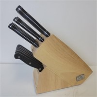 Chicago Cutlery Knife Block With Knives