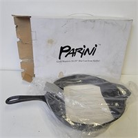 Parini 10.25" Cast Iron Grill Skillet Lot *