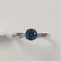 Certfied14K  Natural Blue Diamond (Treated)(0.35ct