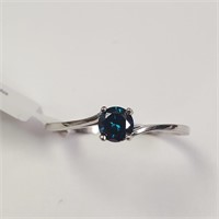 Certfied10K  Natural Blue Diamond (Treated)(0.32ct