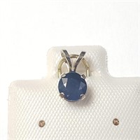 $240 14K  Blue Sapphire Pendant