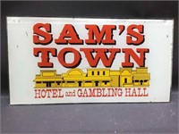 Vintage Vegas Sam’s Town Casino Slot Glass. 15x8